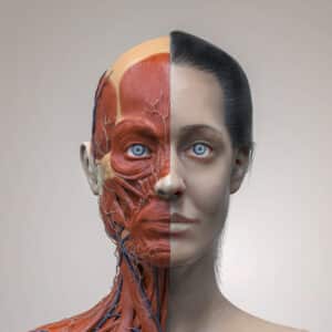 Head,And,Torso,Anatomy,Of,The,Woman,,,Human,Head